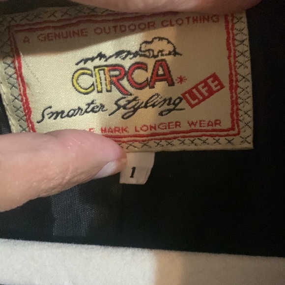 Vintage Circa outdoor living southwest blanket jacket Aztec print 1X - Picture 5 of 10